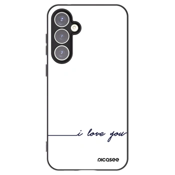 Picasee husă neagră din silicon pentru Samsung Galaxy S23 FE S711B - I love you