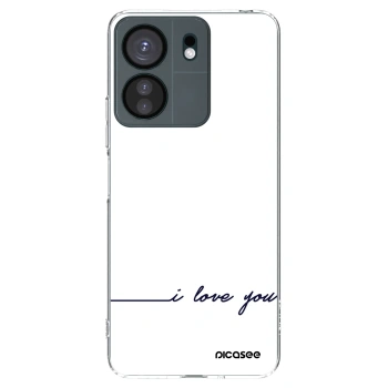 Picasee husă transparentă din silicon pentru Xiaomi Redmi 13C 4G - I love you