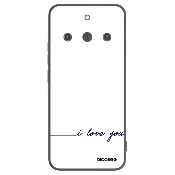 Picasee husă neagră din silicon pentru Realme 11 Pro+ - I love you