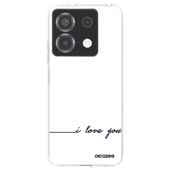 Picasee husă transparentă din silicon pentru Xiaomi Poco X6 - I love you