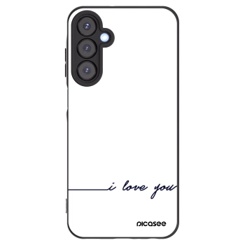 Picasee husă neagră din silicon pentru Samsung Galaxy A25 A256B 5G - I love you