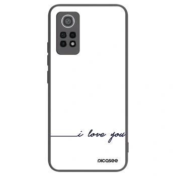 Picasee husă neagră din silicon pentru Xiaomi Redmi Note 12 Pro 4G - I love you