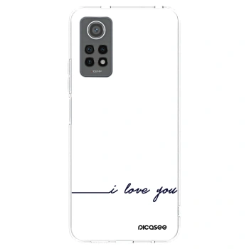 Picasee husă transparentă din silicon pentru Xiaomi Redmi Note 12 Pro 4G - I love you