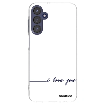 Picasee husă transparentă din silicon pentru Samsung Galaxy A15 A155F 4G - I love you