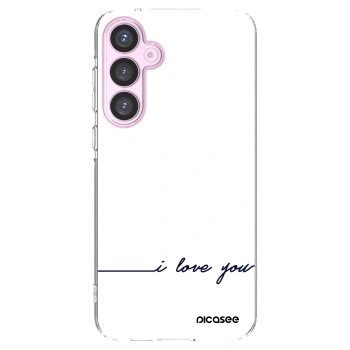 Picasee husă transparentă din silicon pentru Samsung Galaxy A55 5G A556B - I love you