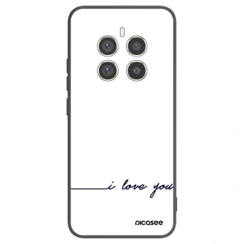Picasee husă neagră din silicon pentru Realme 12 Pro 5G - I love you