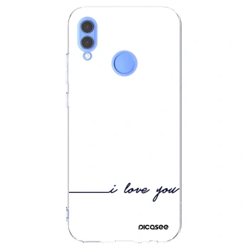 Picasee husă transparentă din silicon pentru Honor 10 Lite - I love you