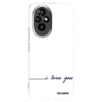 Picasee husă transparentă din silicon pentru Honor 200 Pro 5G - I love you