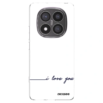 Picasee husă transparentă din silicon pentru Xiaomi Redmi Note 14 Pro+ 5G - I love you