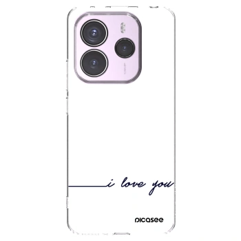 Picasee husă transparentă din silicon pentru Xiaomi Redmi Note 14 5G - I love you
