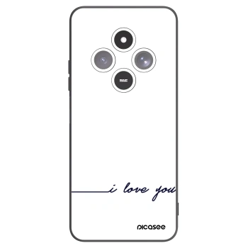 Picasee husă neagră din silicon pentru Xiaomi Redmi 14C - I love you