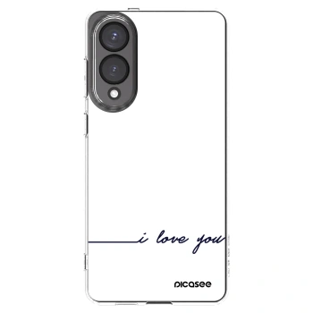 Picasee husă transparentă din silicon pentru Samsung Galaxy S25 Edge 5G - I love you