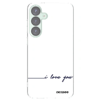 Picasee husă transparentă din silicon pentru Samsung Galaxy S25+ 5G - I love you