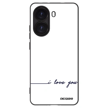 Picasee husă neagră din silicon pentru Xiaomi Poco X7 Pro 5G - I love you