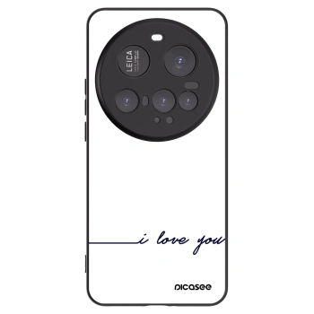Picasee husă neagră din silicon pentru Xiaomi 15 Ultra - I love you