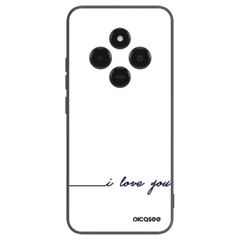 Picasee husă neagră din silicon pentru Xiaomi Poco C75 - I love you