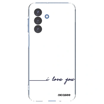 Picasee husă transparentă din silicon pentru Samsung Galaxy A17 5G - I love you