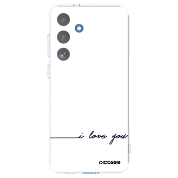 Picasee husă transparentă din silicon pentru Samsung Galaxy S25 FE 5G - I love you