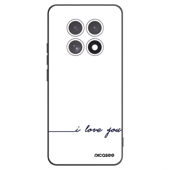 Picasee husă neagră din silicon pentru Xiaomi Redmi Note 15 - I love you