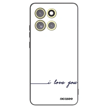 Picasee husă neagră din silicon pentru Motorola Moto G86 Power 5G - I love you