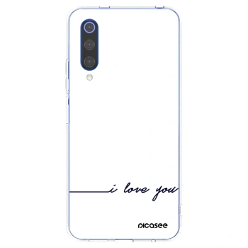 Picasee husă transparentă din silicon pentru Xiaomi Mi 9 SE - I love you