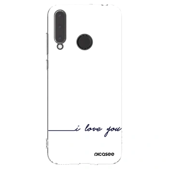Picasee husă transparentă din silicon pentru Honor 20 Lite - I love you