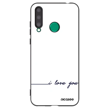 Picasee husă neagră din silicon pentru Honor 20 Lite - I love you