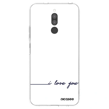Picasee husă transparentă din silicon pentru Xiaomi Redmi 8 - I love you