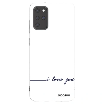 Picasee husă transparentă din silicon pentru Samsung Galaxy S20+ G985F - I love you