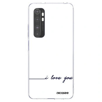 Picasee husă transparentă din silicon pentru Xiaomi Mi Note 10 Lite - I love you