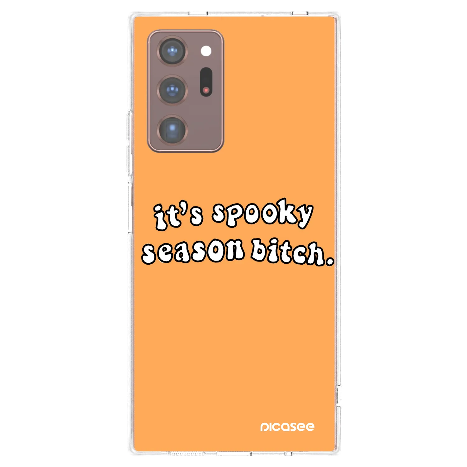 Picasee husă transparentă din silicon pentru Samsung Galaxy Note 20 Ultra - Spooky season