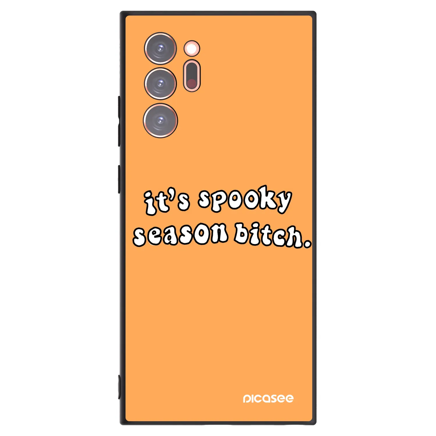 Picasee husă neagră din silicon pentru Samsung Galaxy Note 20 Ultra - Spooky season