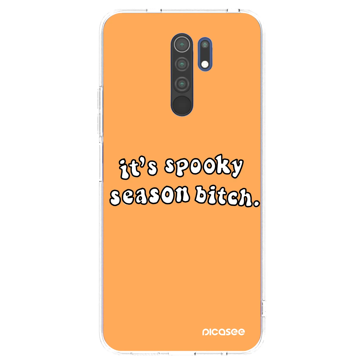 Picasee husă transparentă din silicon pentru Xiaomi Redmi 9 - Spooky season