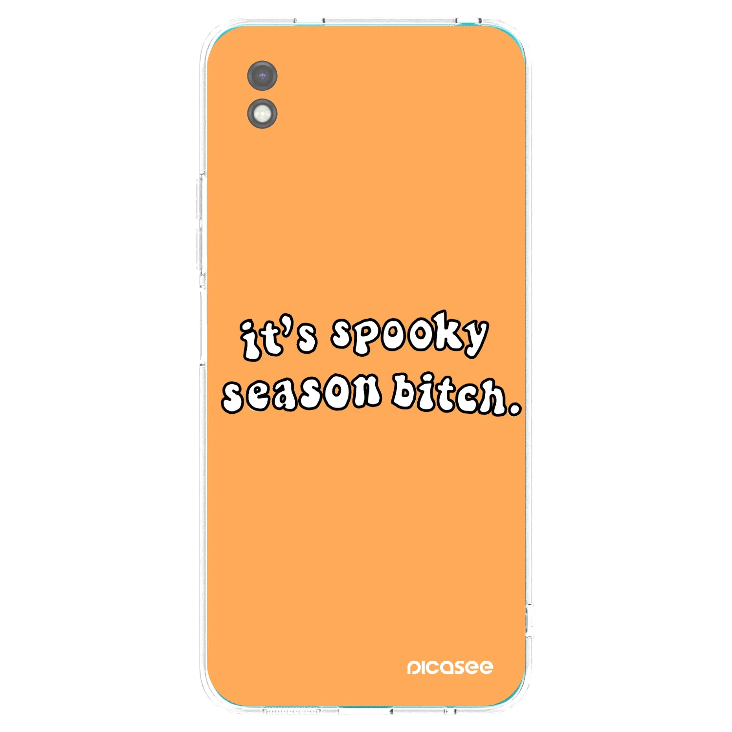 Picasee husă neagră din silicon pentru Xiaomi Redmi 9A - Spooky season