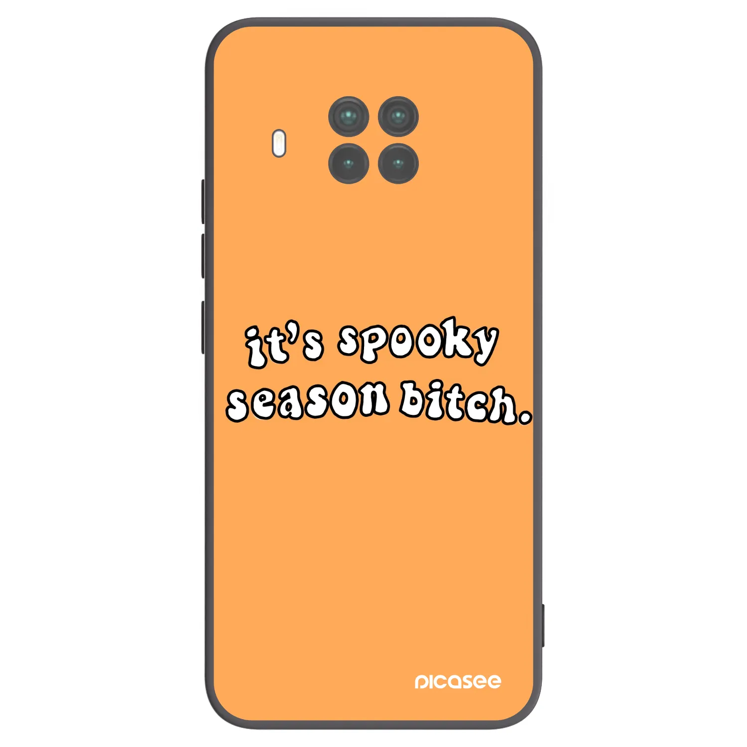 Picasee husă neagră din silicon pentru Xiaomi Mi 10T Lite - Spooky season