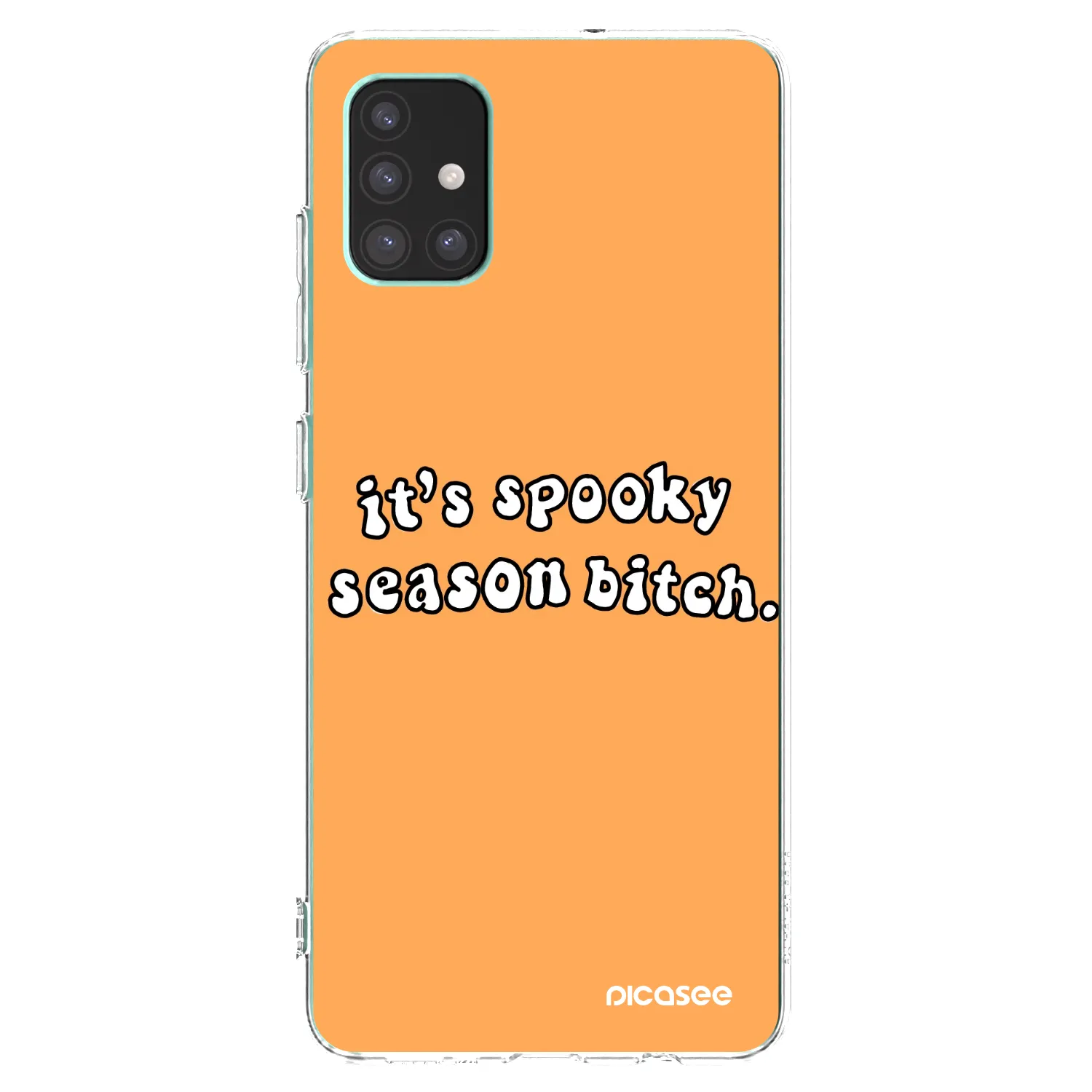 Picasee husă transparentă din silicon pentru Samsung Galaxy M51 M515F - Spooky season