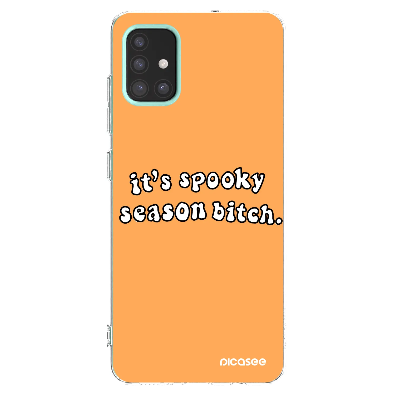 Picasee husă transparentă din silicon pentru Samsung Galaxy M31s - Spooky season