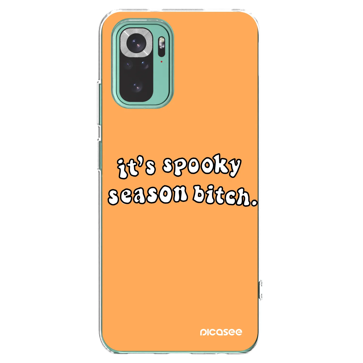 Picasee husă transparentă din silicon pentru Xiaomi Redmi Note 10 Pro - Spooky season