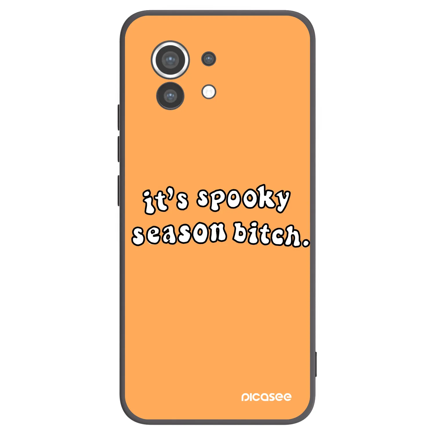 Picasee husă neagră din silicon pentru Xiaomi Mi 11 - Spooky season