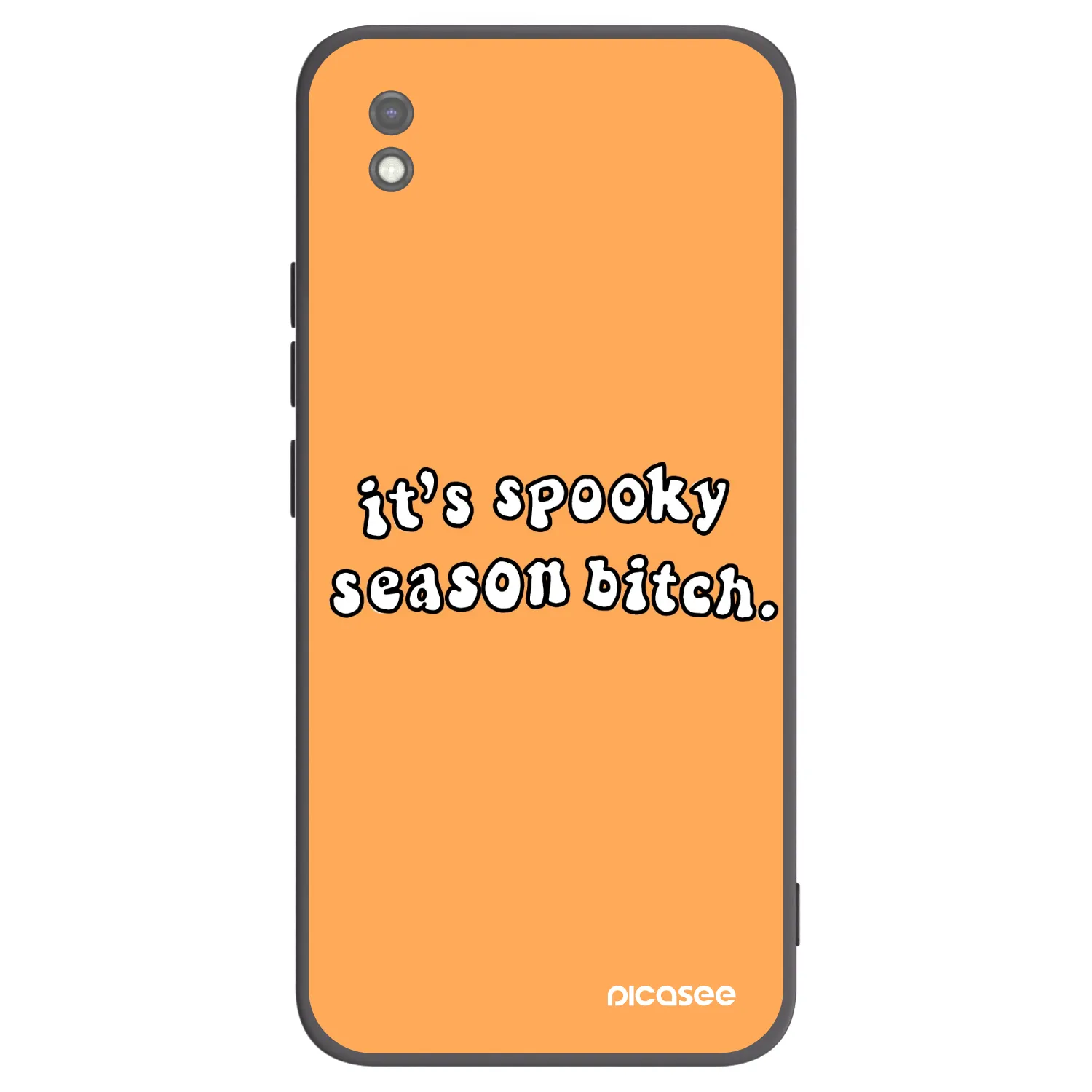 Picasee husă neagră din silicon pentru Xiaomi Redmi 9AT - Spooky season