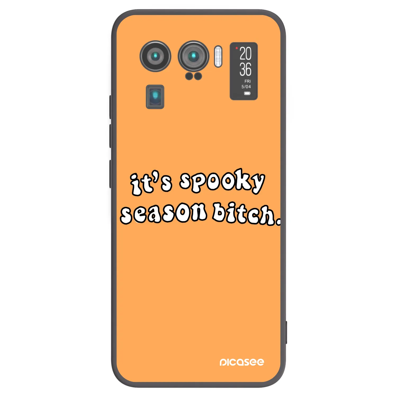 Picasee husă neagră din silicon pentru Xiaomi Mi 11 Ultra - Spooky season