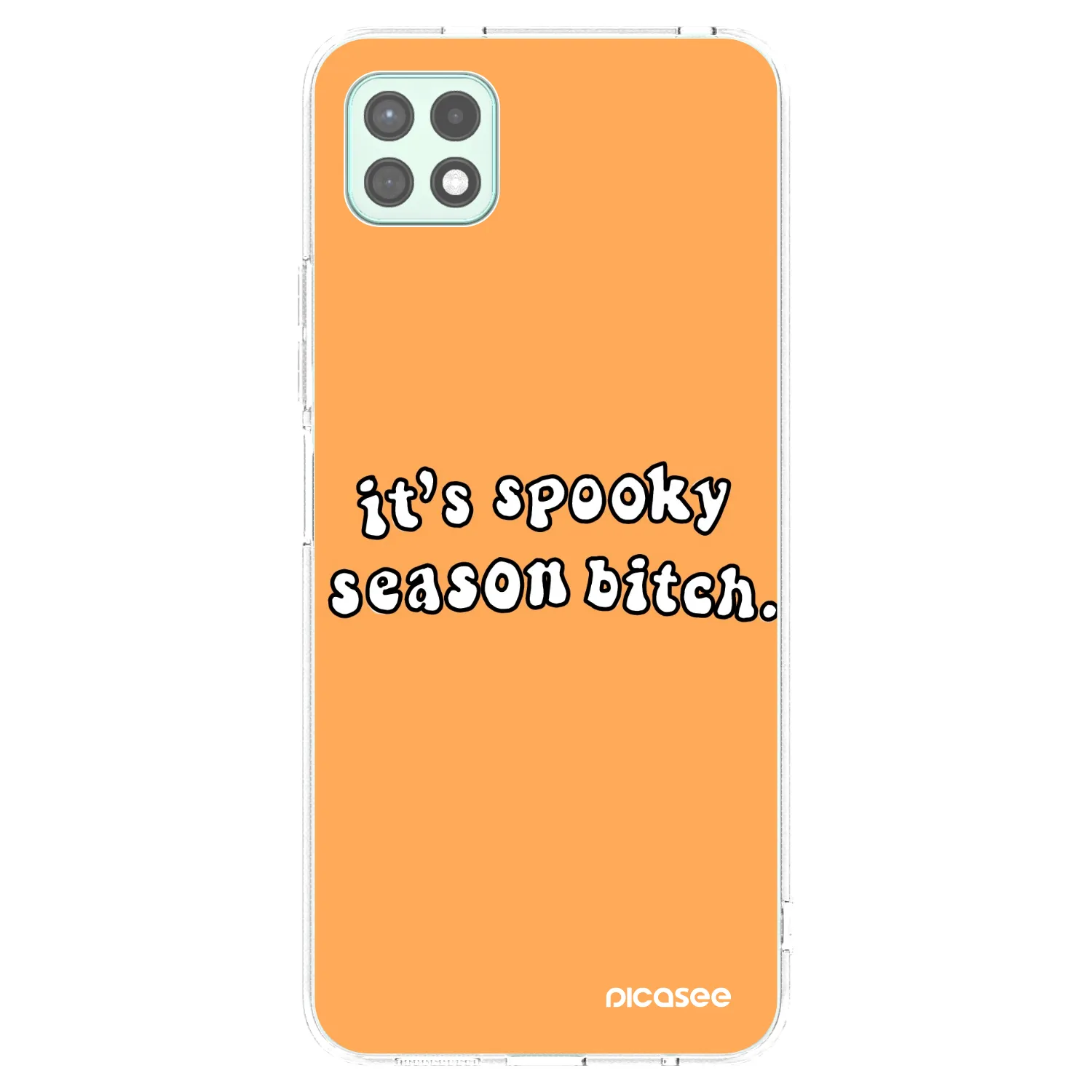 Picasee husă transparentă din silicon pentru Samsung Galaxy A22 A226B 5G - Spooky season