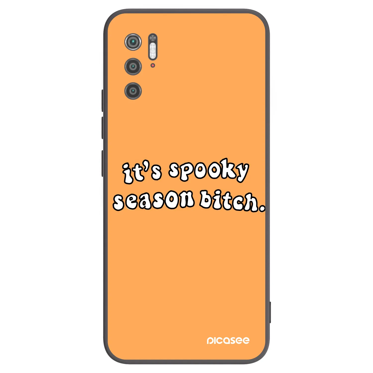Picasee husă neagră din silicon pentru Xiaomi Poco M3 Pro 5G - Spooky season
