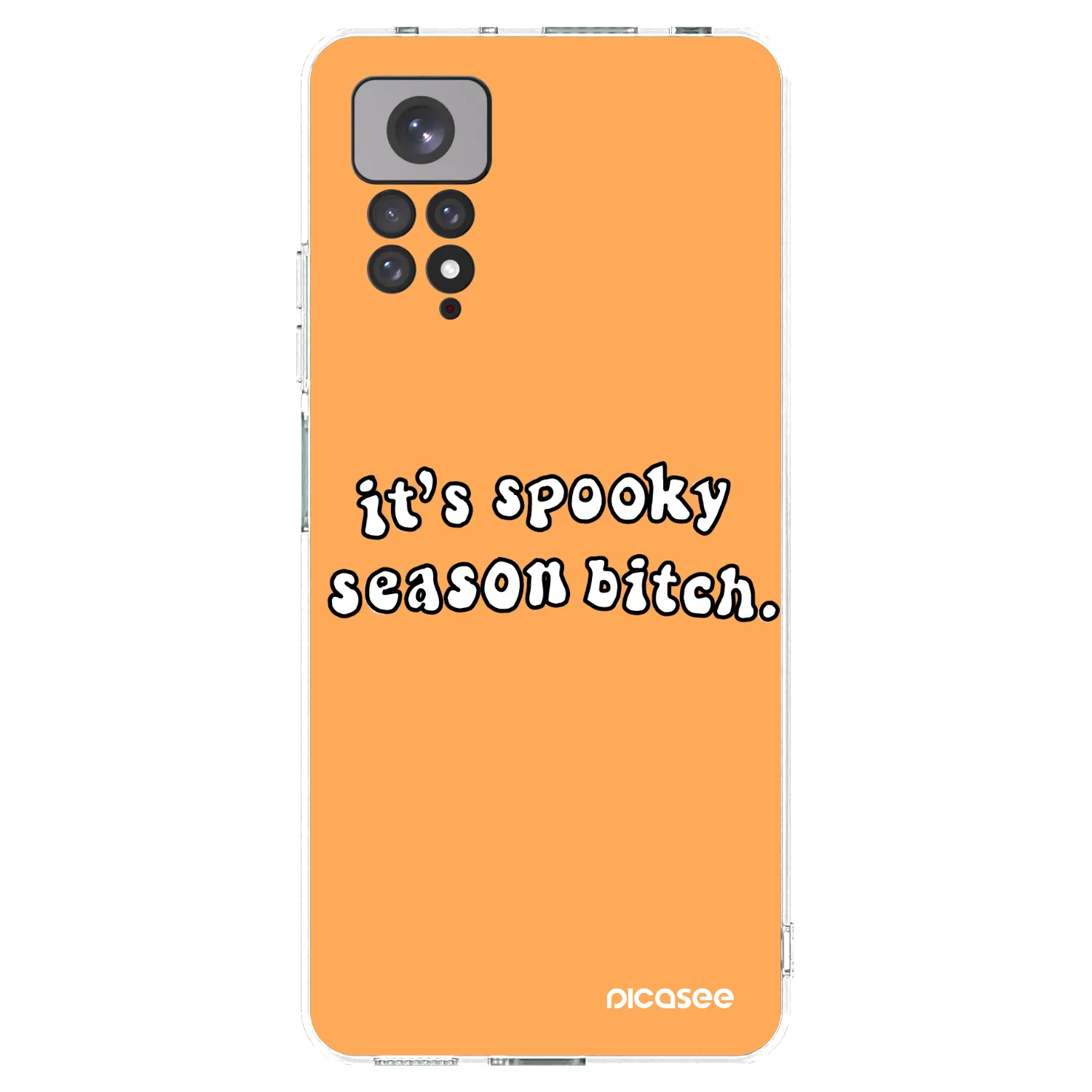 Picasee husă transparentă din silicon pentru Xiaomi Redmi Note 11 - Spooky season