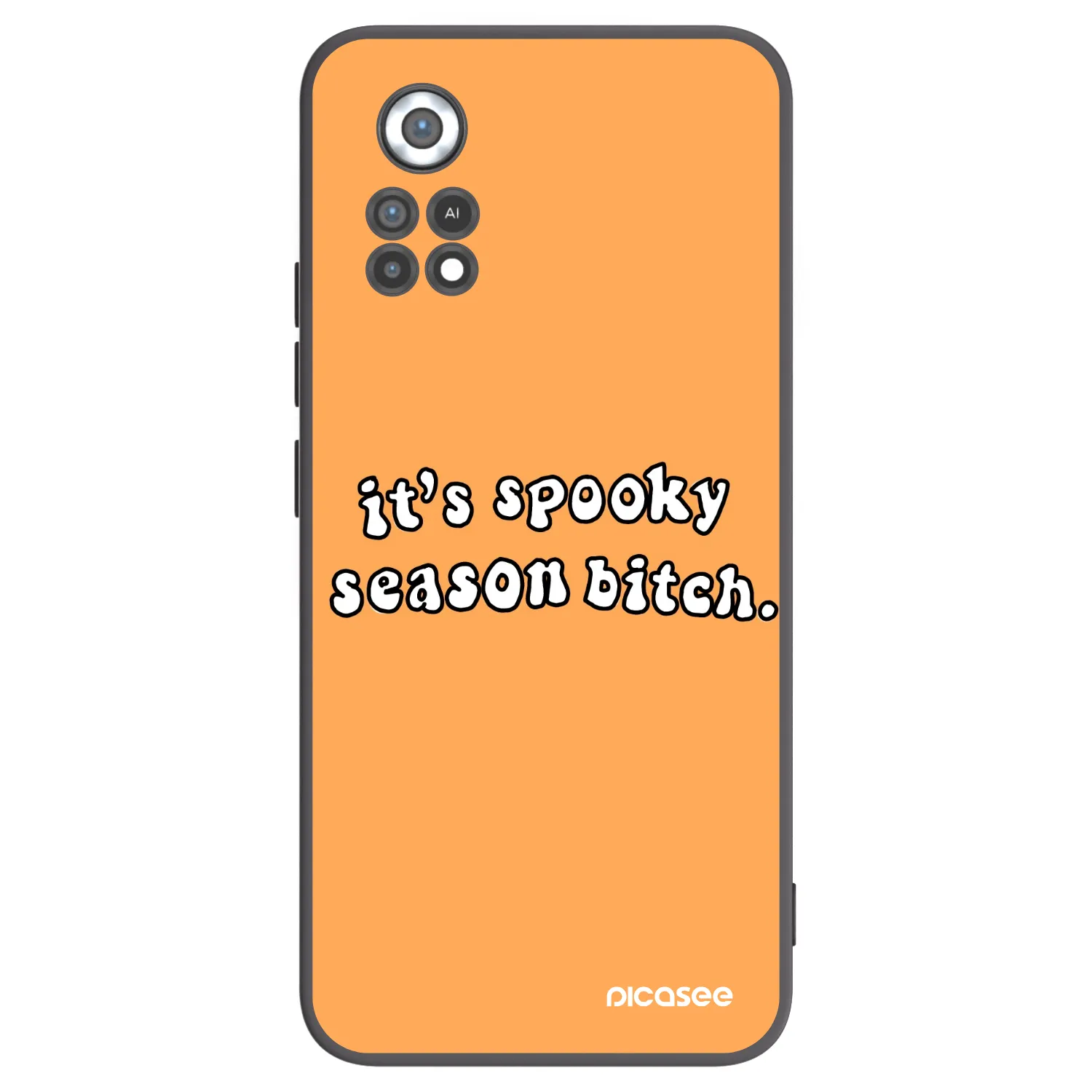 Picasee husă neagră din silicon pentru Xiaomi Poco X4 Pro 5G - Spooky season