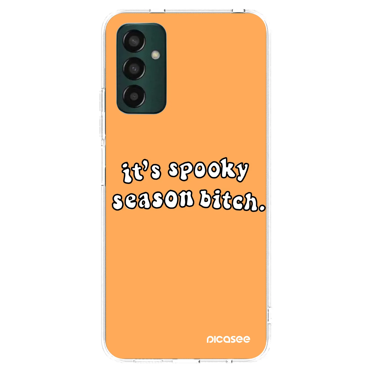 Picasee husă transparentă din silicon pentru Samsung Galaxy M13 M135F - Spooky season