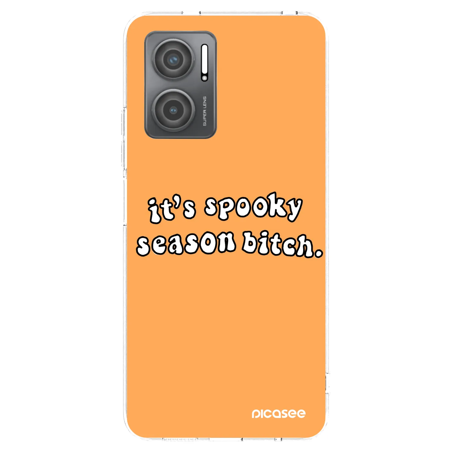 Picasee husă transparentă din silicon pentru Xiaomi Redmi 10 5G - Spooky season