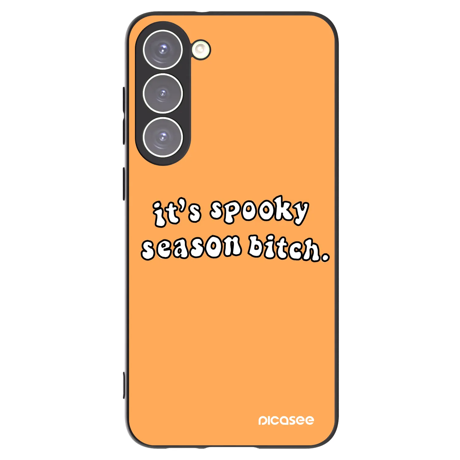 Picasee husă neagră din silicon pentru Samsung Galaxy S23+ 5G - Spooky season