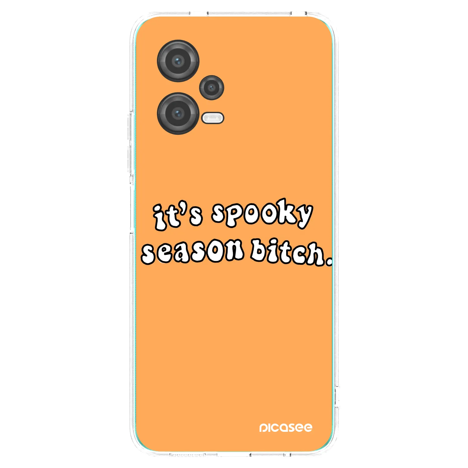 Picasee husă transparentă din silicon pentru Xiaomi Poco X5 - Spooky season