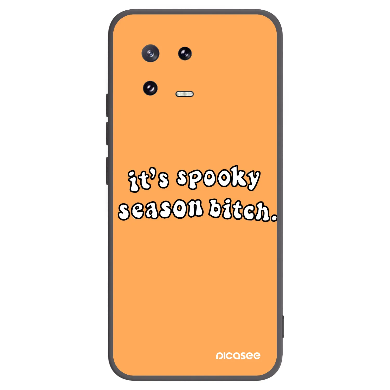 Picasee husă neagră din silicon pentru Xiaomi 13 Pro - Spooky season